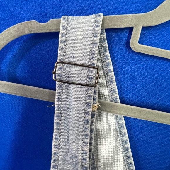 |•KANCAN•| Denim Overalls Skirt/Romper Stretch Size Medium - Picture 10 of 12